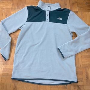 the north face fleece quarter zip